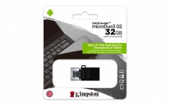 Memoria USB Kingston microDuo3 G2, 32GB, USB/Micro USB 3.0, Lectura 80MB/s, Negro - Imagen adicional 5