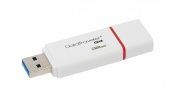 Memoria USB Kingston DataTraveler I G4, 32GB, USB 3.0, Blanco/Rojo - Imagen adicional 4