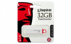 Memoria USB Kingston DataTraveler I G4, 32GB, USB 3.0, Blanco/Rojo - Imagen adicional 5