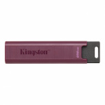 Memoria USB Kingston DataTraveler Max, 256GB, USB 3.2, Lectura 1000MB/s, Escritura 900MB/s, Rojo