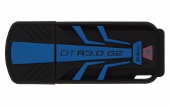 Memoria USB Kingston DataTraveler R3.0 G2, 64GB, USB 3.0, Lectura 120MB/s, Escritura 45MB/s, Negro/Azul