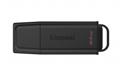 Memoria USB Kingston DataTraveler Exodia, 64GB, USB-A 3.0, Negro