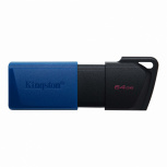 Memoria USB Kingston DataTraveler Exodia M, 64GB, USB A, Negro/Azul