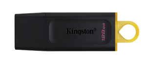 Memoria USB Kingston DataTraveler Exodia, 128GB, USB-A 3.2 Gen 1, Lectura 100MB/s, Negro