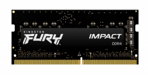 Kit Memoria RAM Kingston FURY Impact DDR4, 2666MHz, 64GB (2 x 32GB), Non-ECC, CL16, SO-DIMM, XMP