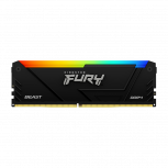 Memoria RAM Kingston FURY Beast RGB DDR4, 3200MHz, 16GB, Non-ECC, CL16 ― ¡Nuevo disipador de calor y RGB mejorado!