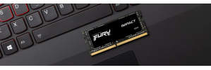 Kit Memoria RAM Kingston FURY Impact DDR4, 3200MHz, 16GB (2 x 8GB), Non-ECC, CL20, SO-DIMM, XMP