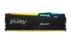 Kit Memoria RAM Kingston Fury Beast DDR5, 5600MHz, 128GB - 2x 64GB, CL40, XMP/EXPO image
