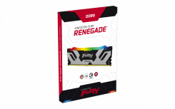 Kit Memoria RAM Kingston Fury Renegade DDR5, 8000MHz, 32GB - 2 x 16GB, CL38, XMP, Plata image