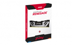Memoria RAM Kingston Fury Renegade DDR5, 8200MHz, 24GB, CL42, XMP, Plata image