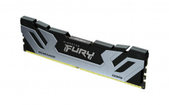 Memoria RAM Kingston Fury Renegade DDR5, 8200MHz, 24GB, CL42, XMP, Plata image