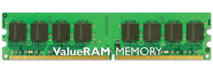 Memoria RAM Kingston KVR667D2N5/1G DDR2, 667MHz, 1GB, CL5, Verde