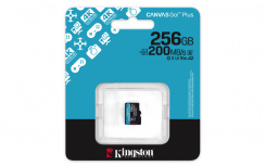 Memoria Flash Kingston Canvas Go Plus, 256GB MicroSD UHS-I Clase 10 image