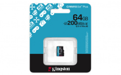 Memoria Flash Kingston Canvas Go Plus, 64GB MicroSD UHS-I Clase 10 image