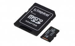 Memoria Flash Kingston Industrial, 32GB MicroSDHC UHS-I Clase 10, con Adaptador image
