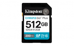 Memoria Flash Kingston Canvas Go! Plus, 512GB SD UHS-I Clase 10 image