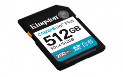 Memoria Flash Kingston Canvas Go! Plus, 512GB SD UHS-I Clase 10 image