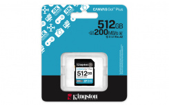 Memoria Flash Kingston Canvas Go! Plus, 512GB SD UHS-I Clase 10 image