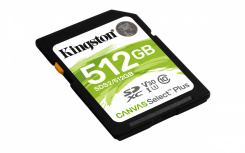 Memoria Flash Kingston Canvas Select Plus, 512GB SDXC UHS-I Clase 10  image