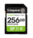 Memoria Flash Kingston Canvas Select Plus, 256GB SD UHS-I Clase 10 ― Abierto