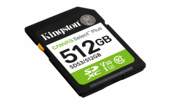 Memoria Flash Kingston Canvas Select Plus, 512GB SD UHS-I Clase 10 image