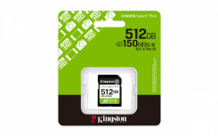 Memoria Flash Kingston Canvas Select Plus, 512GB SD UHS-I Clase 10 image