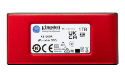SSD Externo Kingston XS1000, 1TB, USB-C, Rojo image