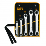 Klein Tools Juego de Llave de Estrías 68221, 5/16 - 3/4", 5 Piezas, Acero Cromado