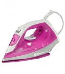 Koblenz Plancha Vapor-Seco, Suela Antiadherente, 1200W, 0.22 Litros, Rosa/Blanco