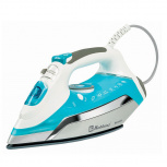 Koblenz Plancha Vapor-Seco, Suela Antiadherente, 1600W, 350ml, Aqua/Blanco