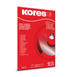 Kores Papel Carbón, 100 Hojas Tamaño Carta, Negro/Azul