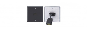 Kramer Placa para Pared WP-H1M(WP-HDMI1M)/US(W), 1 Puerto, 1 Pieza, Blanco