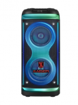 Ksr Bocina Portátil KSF-8022, Bluetooth, Alámbrico/Inalámbrico, USB-A, 50W, Negro