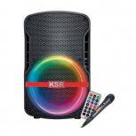 KSR Bafle MSA-7908MX, Bluetooth, Alámbrico/Inalámbrico, 20W RMS, 6500W PMPO, USB, Negro