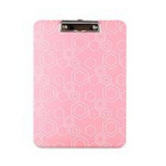 Kyma Tabla de Acrílico con Agarrapapeles, Tamaño Carta, Rosa