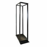 Laces Rack Estándar 36" de 4 Postes, 43U, Negro