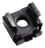 Laces Paquete de 50 Tuercas Enjauladas 12-24, Negro