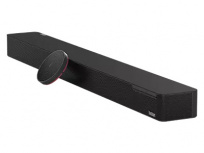 Lenovo Barra de Sonido para Conferencias ThinkSmart Bar XL con Micrófono, Bluetooth, Alámbrico/Inalámbrico, USB/USB-C, Negro