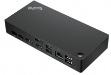 Lenovo Docking Station 40B10135US Thunderbolt 4, 1 x USB-C 3.0, 4 x USB-A 3.0, 1 x HDMI, 2 x DisplayPort, 1 x RJ-45, 1 x 3.5mm - Imagen adicional 2