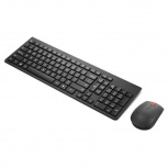 Kit de Teclado y Mouse Lenovo Essential Gen 2, Inalámbrico, RF Inalámbrico, Negro, Español image