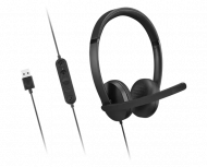 Lenovo Audífonos con Micrófono 4XD1P83425, Alámbrico, USB, Negro - Imagen adicional 4