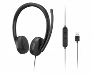 Lenovo Audífonos con Micrófono 4XD1P83425, Alámbrico, USB, Negro - Imagen adicional 1