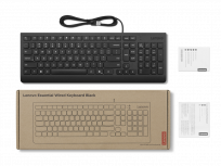 Teclado Lenovo Essential Wired, Alámbrico, USB, Negro, Español - Imagen adicional 5