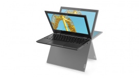 Laptop Lenovo 300e 2da Gen, 11.6" 1366x768 HD Táctil, Intel Celeron N4120, 4GB, 64GB eMMC, Windows 10 Pro, Español image