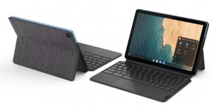 Tablet Lenovo IdeaPad Chromebook Duet 10.1", 64GB, Chrome,  Azul/Gris