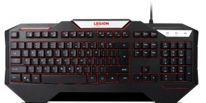 Teclado Gamer Lenovo Legion K200 RGB, Alámbrico, Negro (Español)