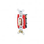 Leviton Apagador Silencioso 01223-02I, 3 Vías, 20A, 120/277V, Marfil