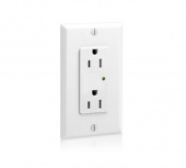 Leviton Contacto Tomacorriente con Supresor, 2 Enchufes, 125V, 15A, Blanco
