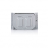 Leviton Placa para Pared 0WM1H-0GY, 2 Puertos, 1 Pieza, Gris