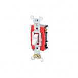 Leviton Apagador de Escalera Palanca 1223-2W, 3 Vías, 20A, Blanco